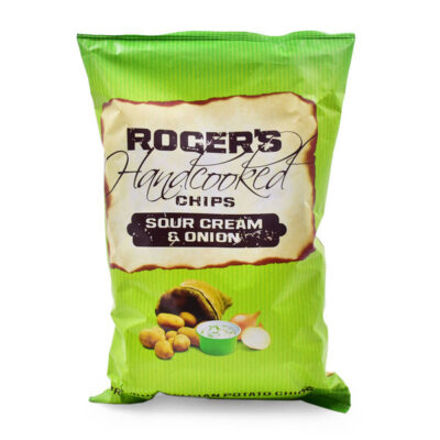 Roger’s aardappelchips met zure room en ajuinsmaak 150gr