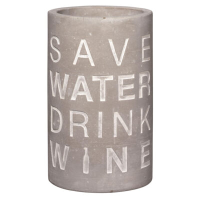 Wijnkoeler “Drink wine save water”