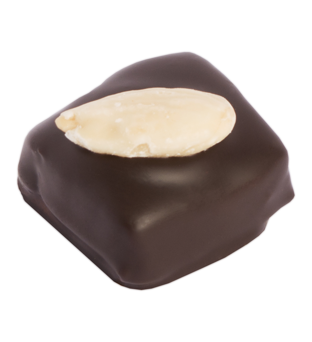 Praline Frivole – marsepein met gekonfijt fruit en amandel