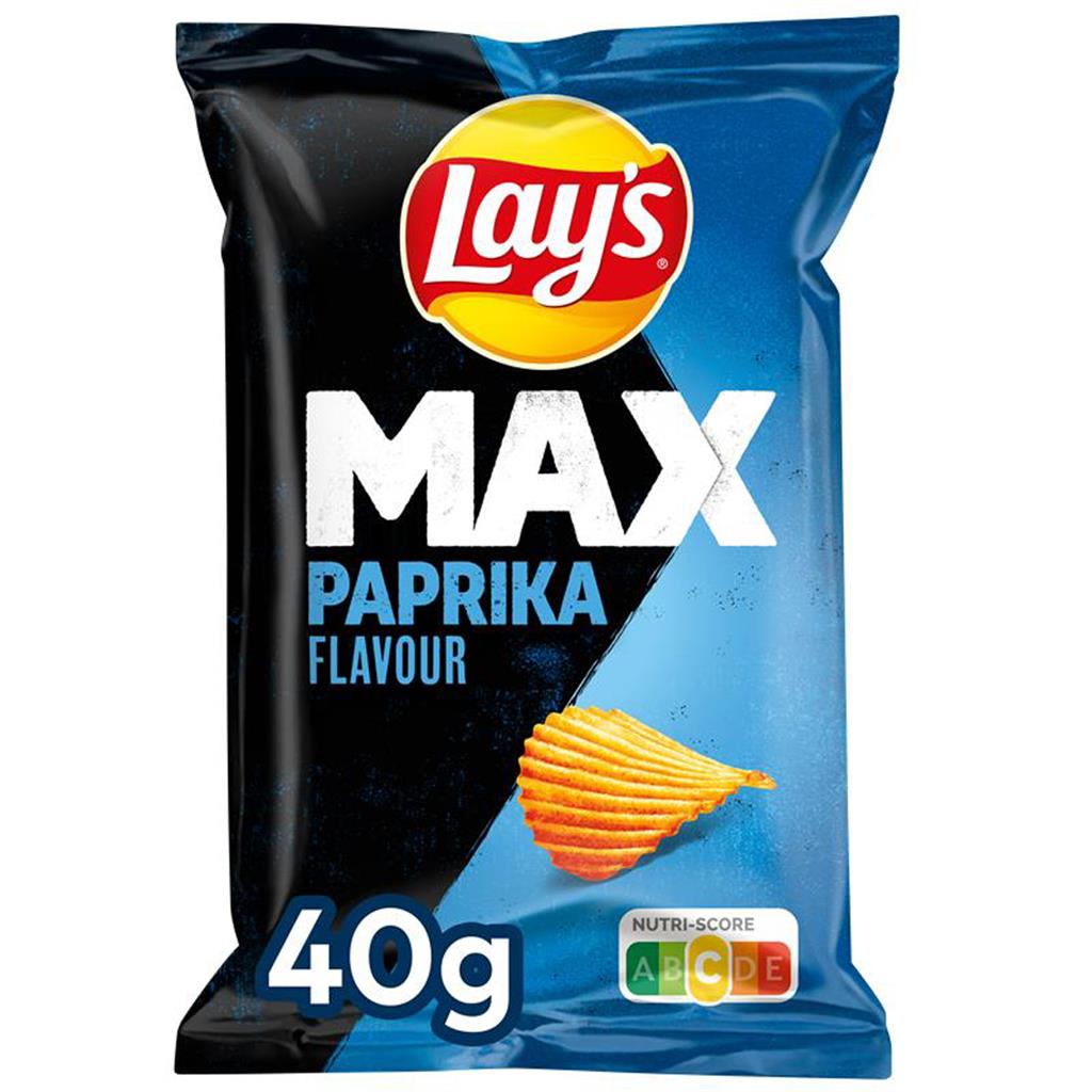 Lay's Max Paprika Chips 20x40g