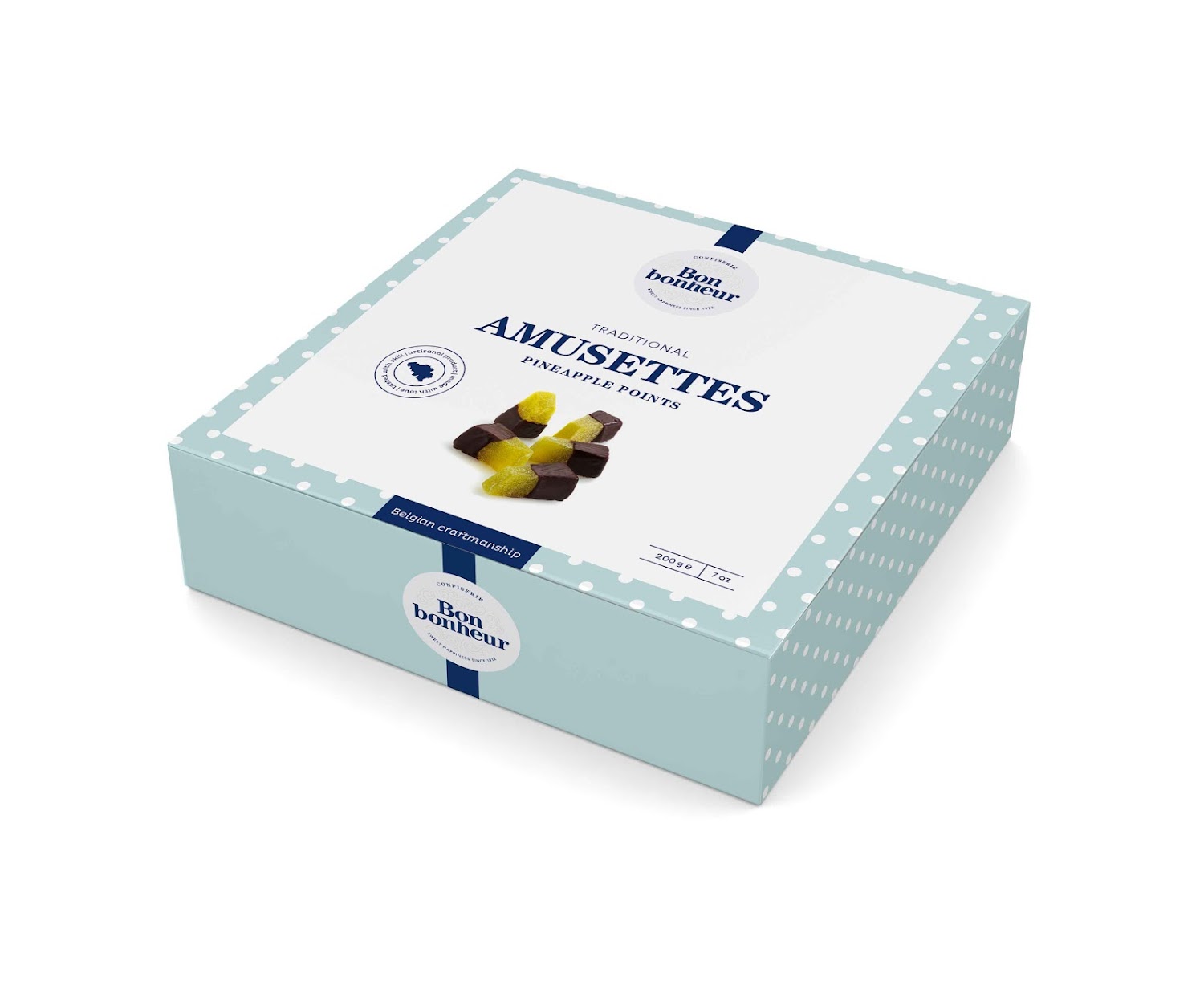 Bon Bonheur - Ananaspuntjes - 20 x 200g