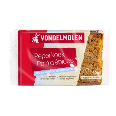 Vondelmolen Peperkoek parelsuiker 108x40g 2sn.