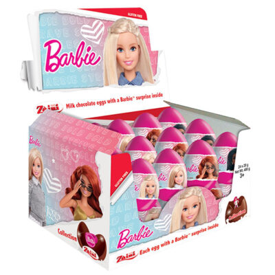 Zaini Barbie Chocolade Ei + Verrassing x24