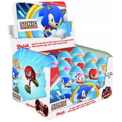 Zaini Sonic Chocolade Ei + Verrassing x24